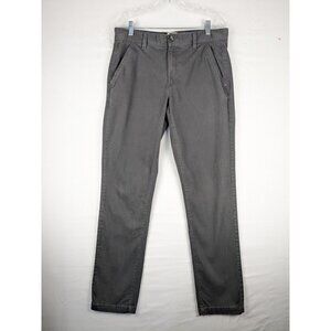 Urban Pipeline Pants Mens 34x34 Gray Slim Fit Straight Leg Max Flex (32x34 Tag)